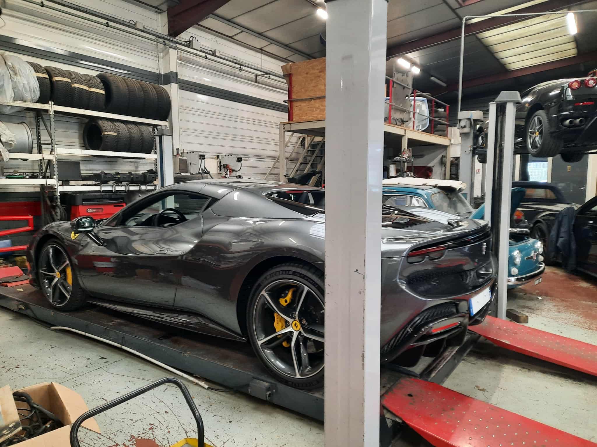 Shooting photo &ndash; Ferrari &agrave; l&rsquo;atelier