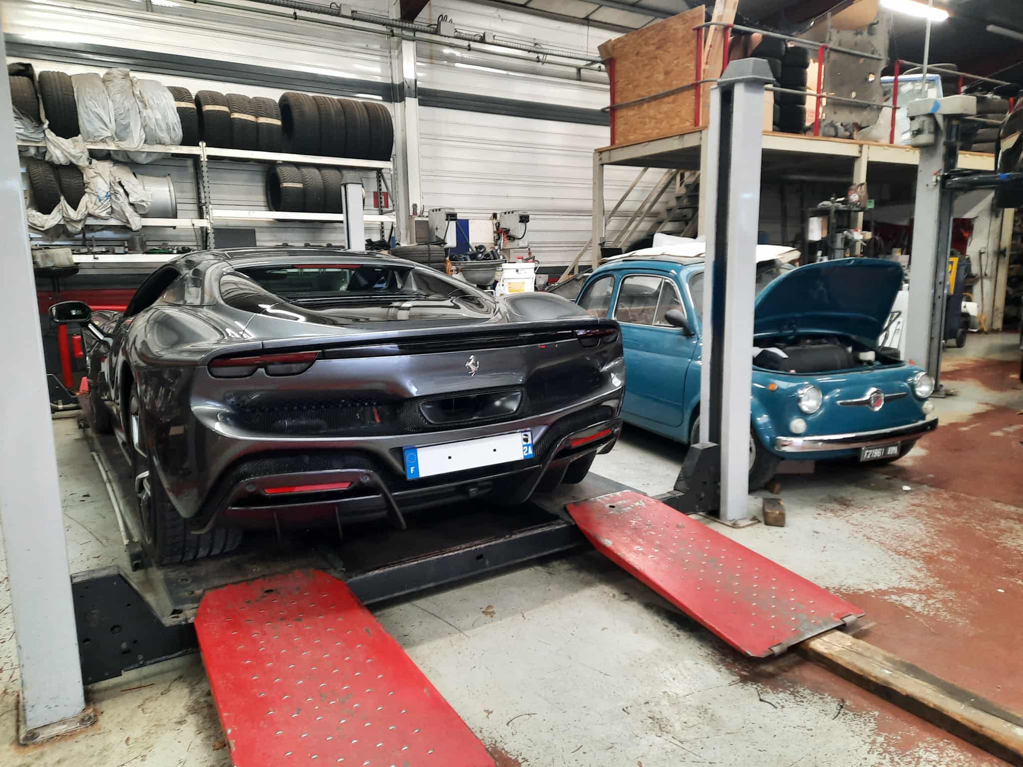 Shooting photo &ndash; Ferrari &agrave; l&rsquo;atelier