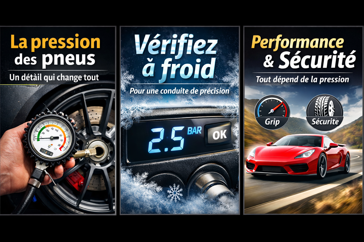 🛞 La pression des pneus : un détail qui change tout
