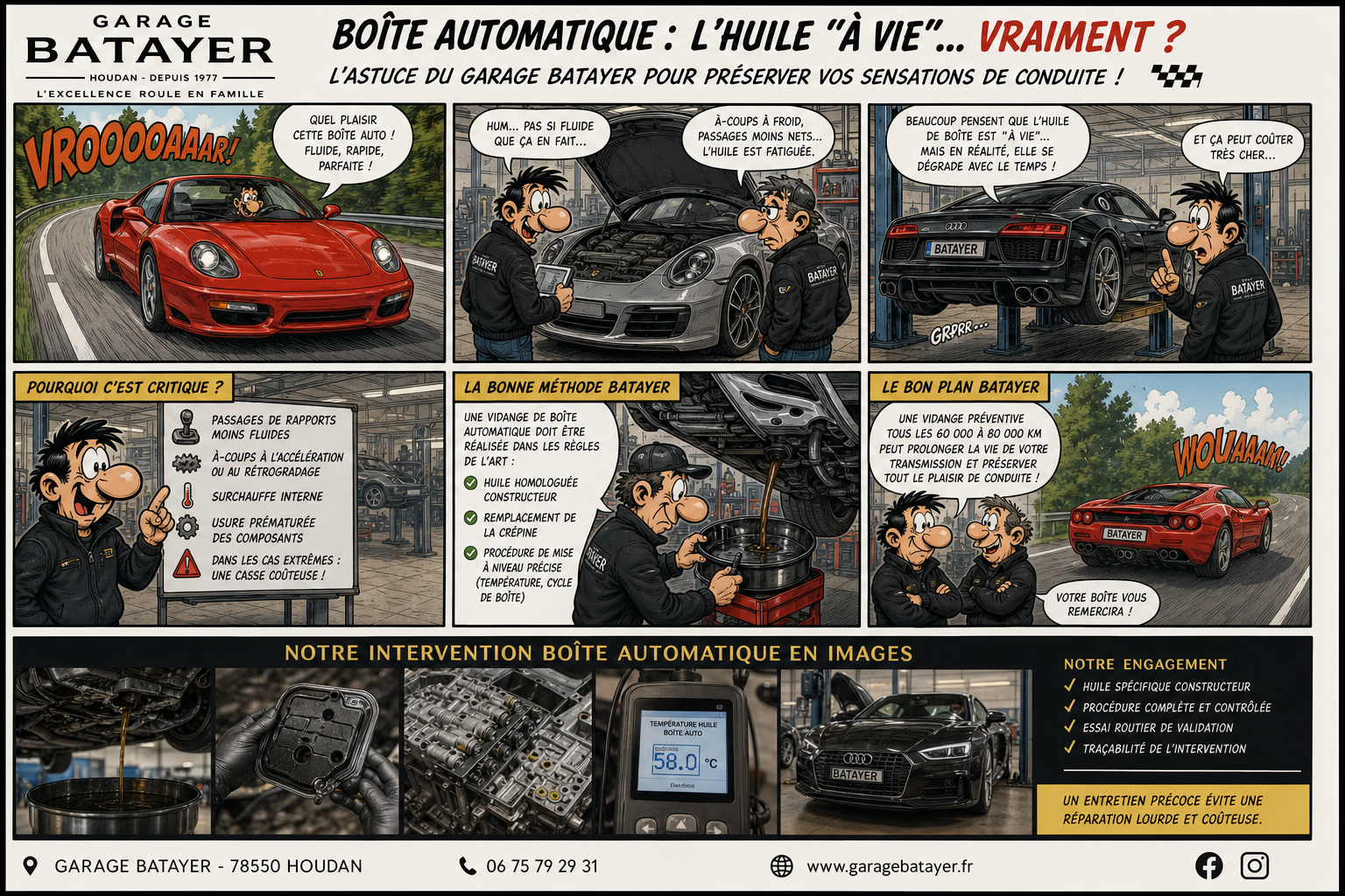 Bo&icirc;te automatique : l&rsquo;huile &ldquo;&agrave; vie&rdquo;&hellip; vraiment ?