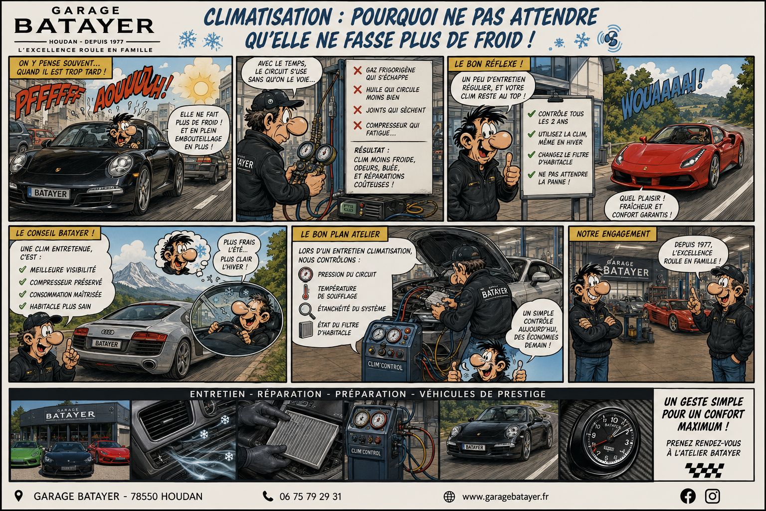 Climatisation automobile : pourquoi il ne faut pas attendre qu’elle ne fasse plus de froid