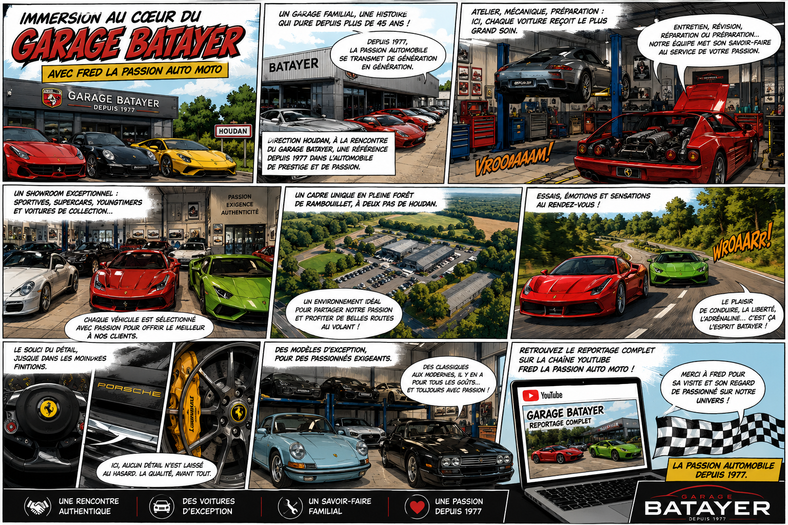 Immersion au cœur du Garage Batayer avec Fred La Passion Auto Moto