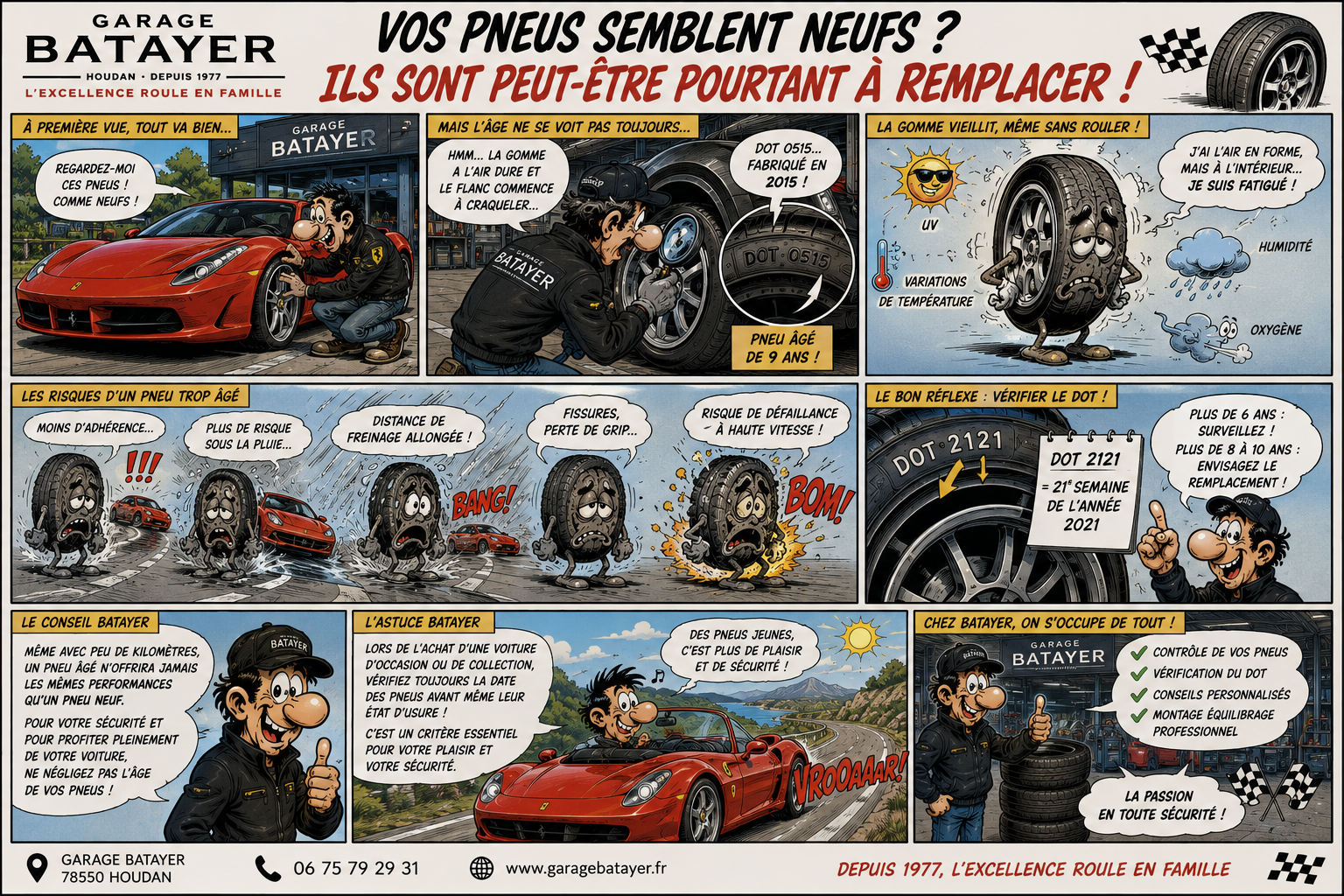 Vos pneus semblent neufs ? Ils sont peut-&ecirc;tre pourtant &agrave; remplacer.