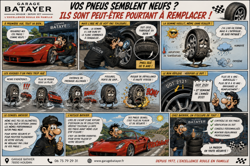 Vos pneus semblent neufs ? Ils sont peut-être pourtant à remplacer.