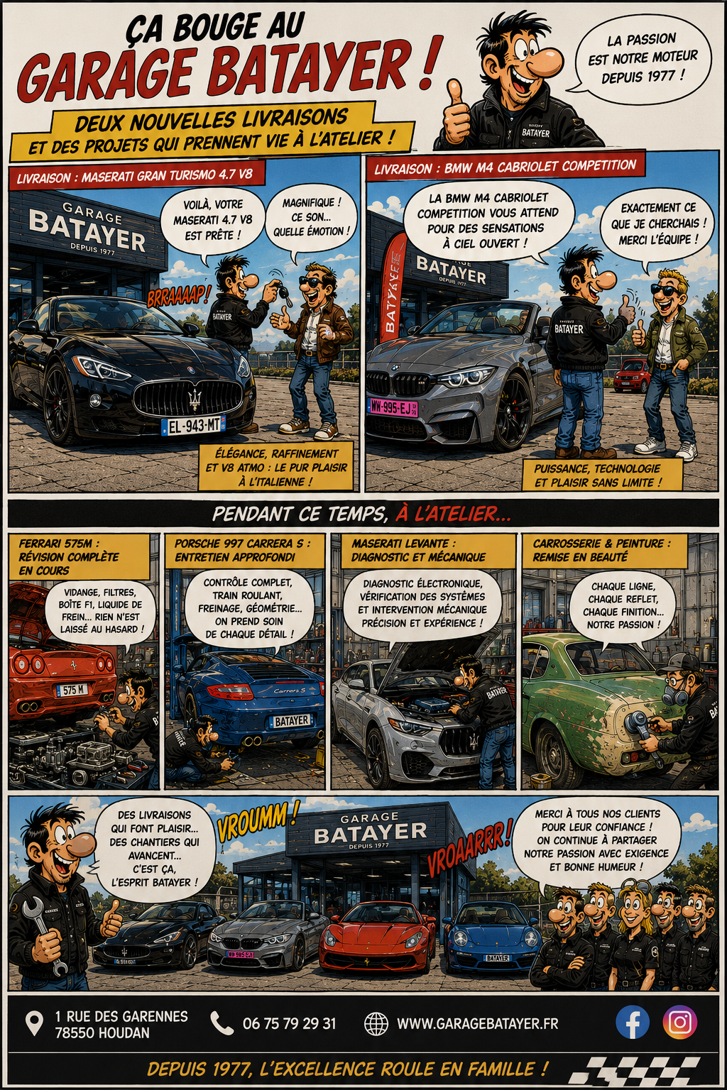 Le Garage Batayer poursuit sa route entre nouvelles livraisons et grands projets